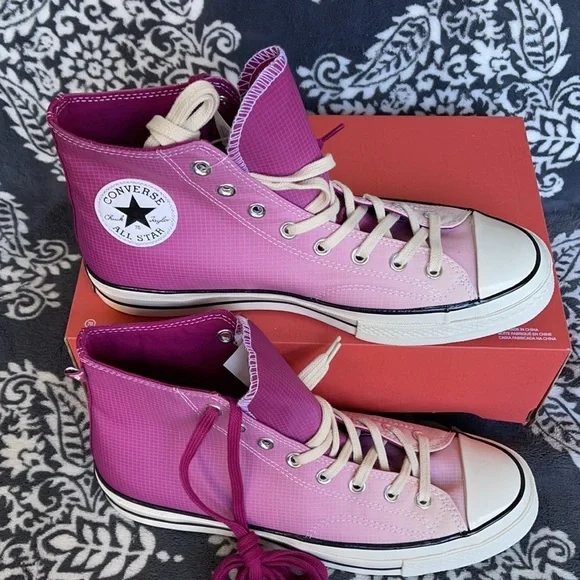 Converse Chuck Taylor 70 Hi Rose Maroon/Naples MEN`S - Picture 2 of 16